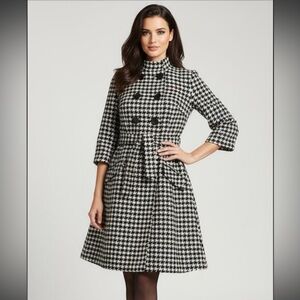 Tommy Hilfiger black and white Coat